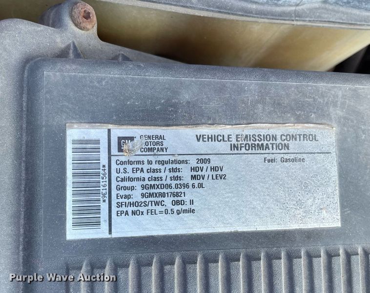 image for item LV9880 2009 Chevrolet  2500HD Ext. Cab pickup truck