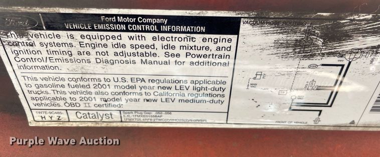 image for item LV9896 2001 Ford F150 XLT  SuperCrew pickup truck