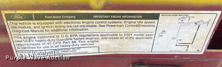 image for item LV9897 2001 Ford 350 Super Duty  Crew Cab pickup truck