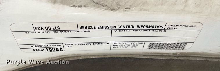 image for item LV9934 2016 Dodge Ram 1500  Crew Cab pickup truck