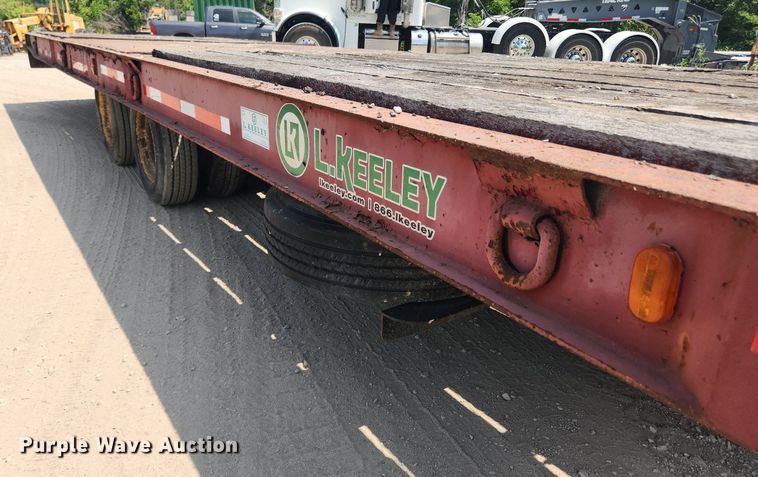 image for item LX9693 1994 Trail-Eze D20T28  tilt deck equipment trailer