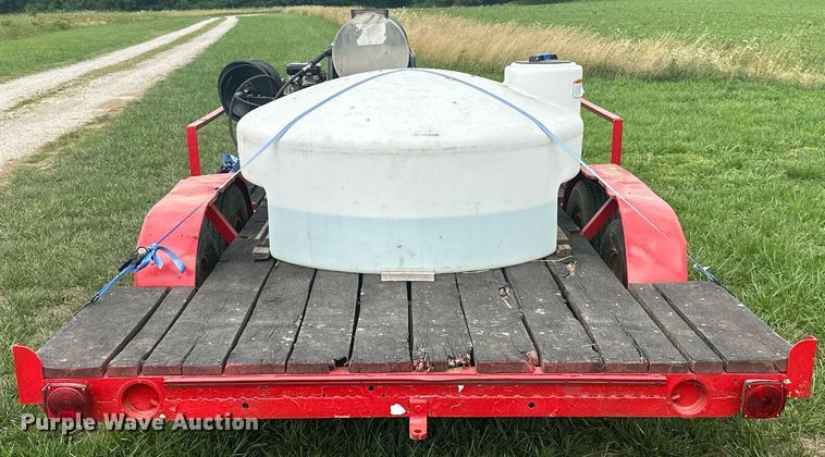 image for item MB9666 1998 Shop built  pressure washer trailer