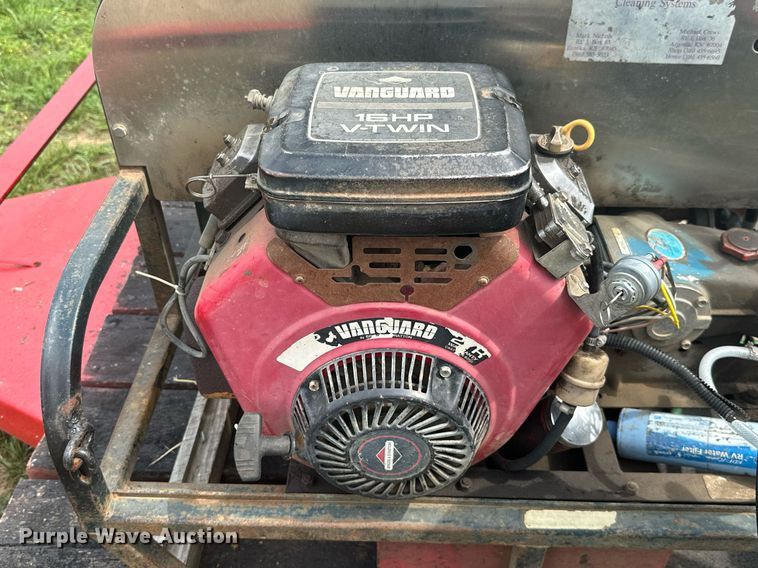 image for item MB9666 1998 Shop built  pressure washer trailer