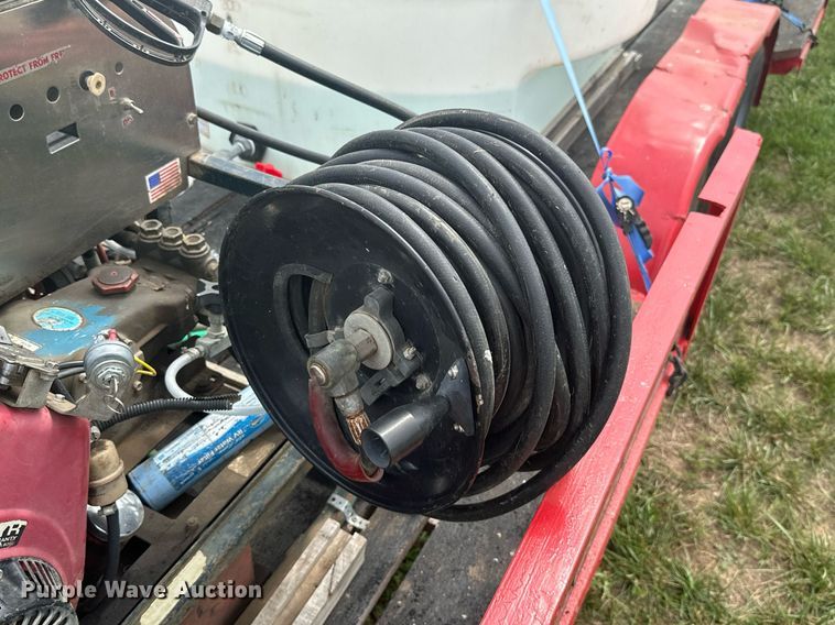 image for item MB9666 1998 Shop built  pressure washer trailer