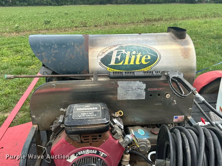 image for item MB9666 1998 Shop built  pressure washer trailer