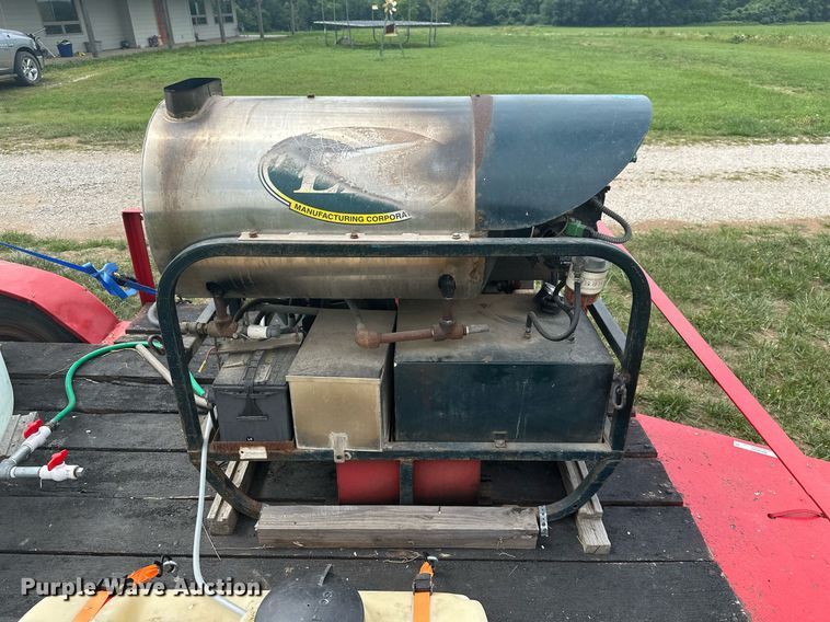 image for item MB9666 1998 Shop built  pressure washer trailer