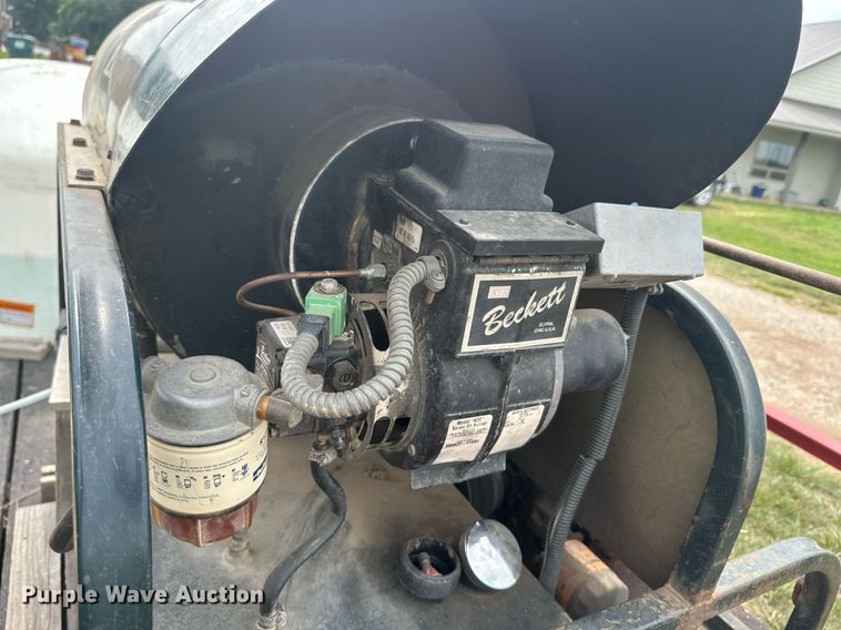 image for item MB9666 1998 Shop built  pressure washer trailer