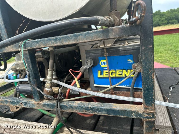 image for item MB9666 1998 Shop built  pressure washer trailer