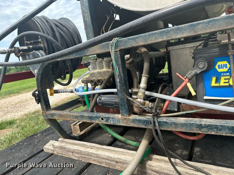 image for item MB9666 1998 Shop built  pressure washer trailer