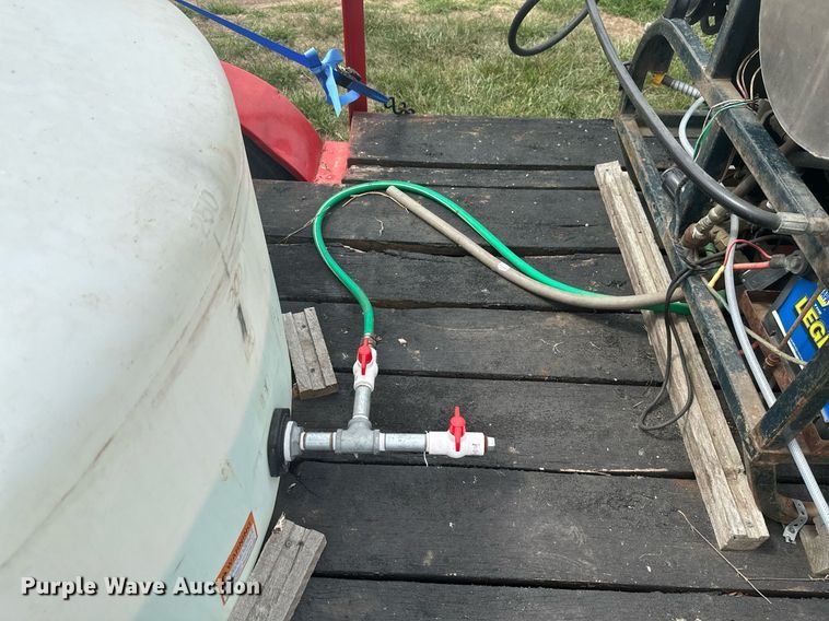 image for item MB9666 1998 Shop built  pressure washer trailer