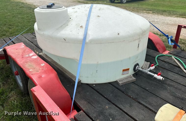 image for item MB9666 1998 Shop built  pressure washer trailer