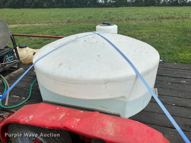 image for item MB9666 1998 Shop built  pressure washer trailer