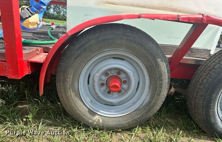 image for item MB9666 1998 Shop built  pressure washer trailer