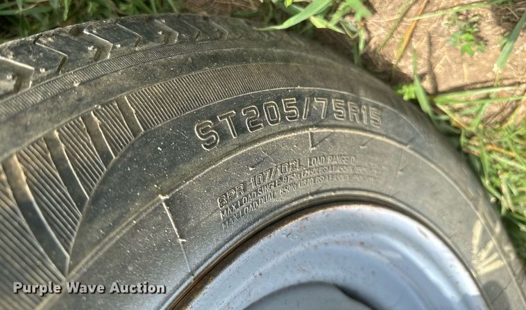 image for item MB9666 1998 Shop built  pressure washer trailer