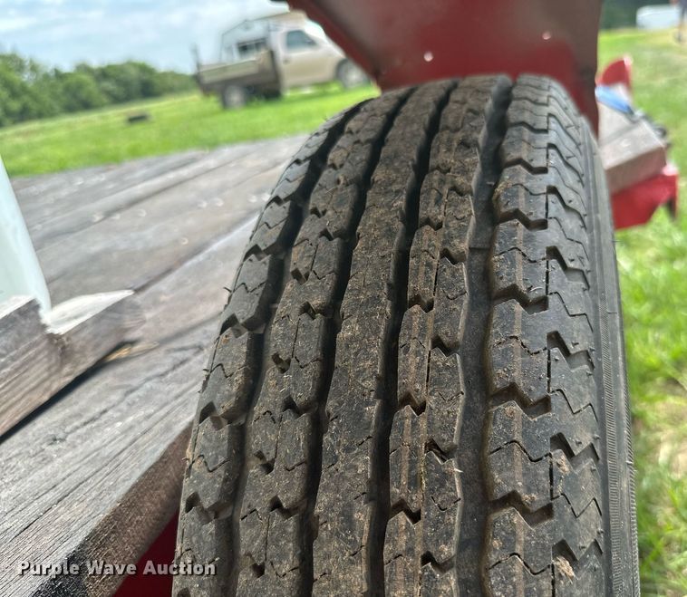 image for item MB9666 1998 Shop built  pressure washer trailer