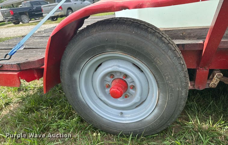 image for item MB9666 1998 Shop built  pressure washer trailer