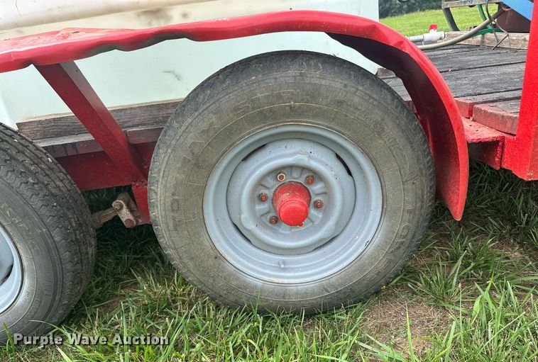 image for item MB9666 1998 Shop built  pressure washer trailer