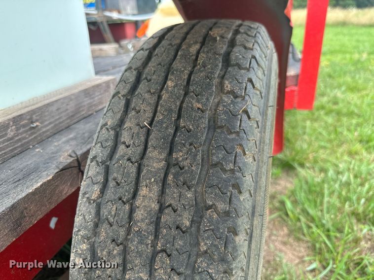 image for item MB9666 1998 Shop built  pressure washer trailer