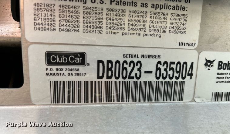 image for item MG9508 2006 Bobcat 2200D  utility vehicle