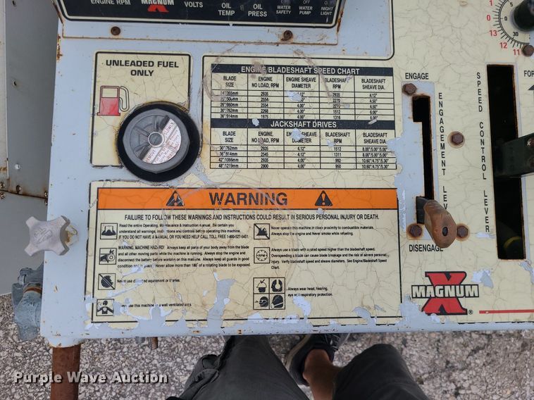 image for item MG9756 Magnum X Supermag/26  concrete saw