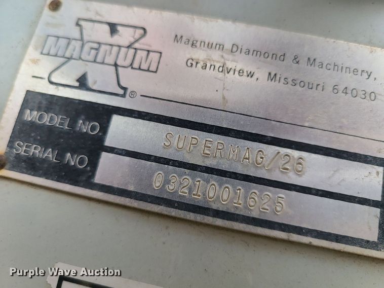 image for item MG9756 Magnum X Supermag/26  concrete saw