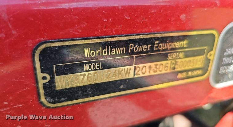 image for item MH9361 Worldlawn Viper  ZTR lawn mower