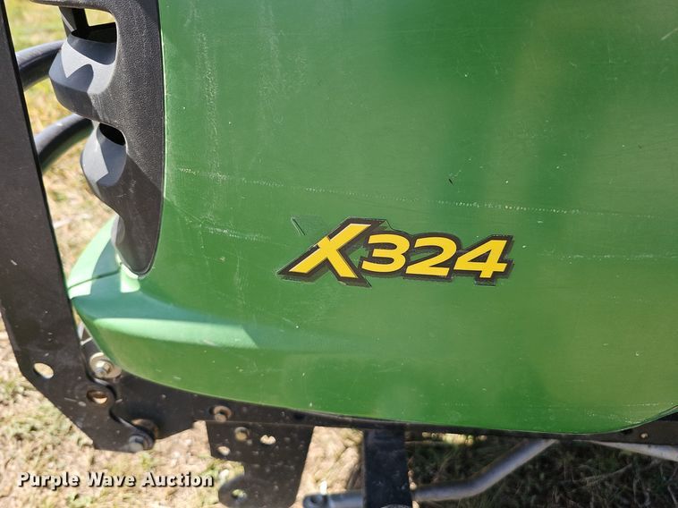 image for item MH9364 2011 John Deere X324  lawn mower