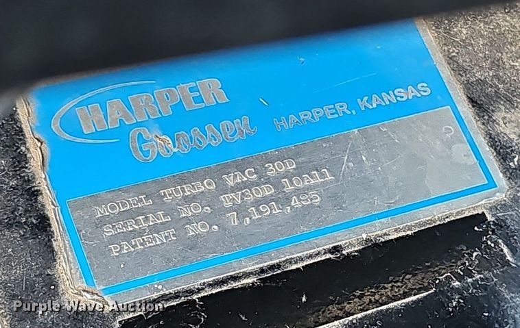 image for item MH9367 Harper Goossen Turbo Vac 30D  turf vac