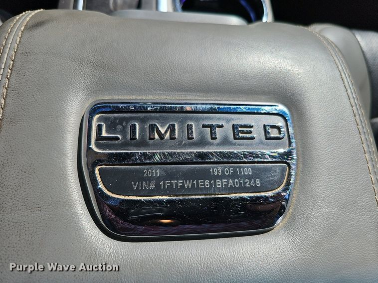 image for item MH9368 2011 Ford F150 Lariat  SuperCrew pickup truck