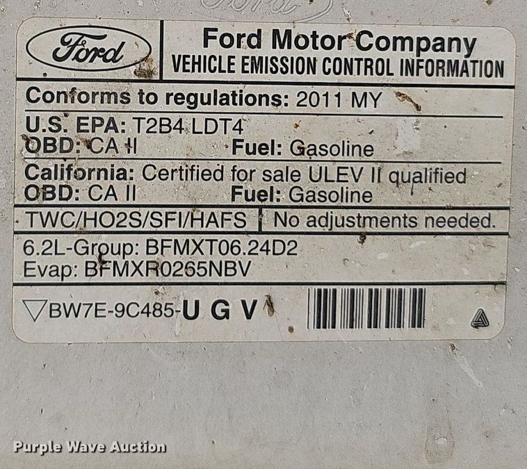 image for item MH9368 2011 Ford F150 Lariat  SuperCrew pickup truck