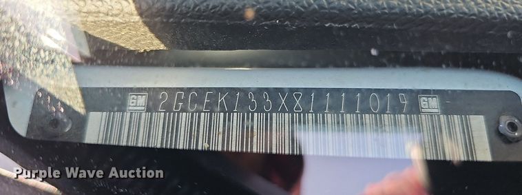 image for item MH9371 2008 Chevrolet Silverado  Crew Cab pickup truck