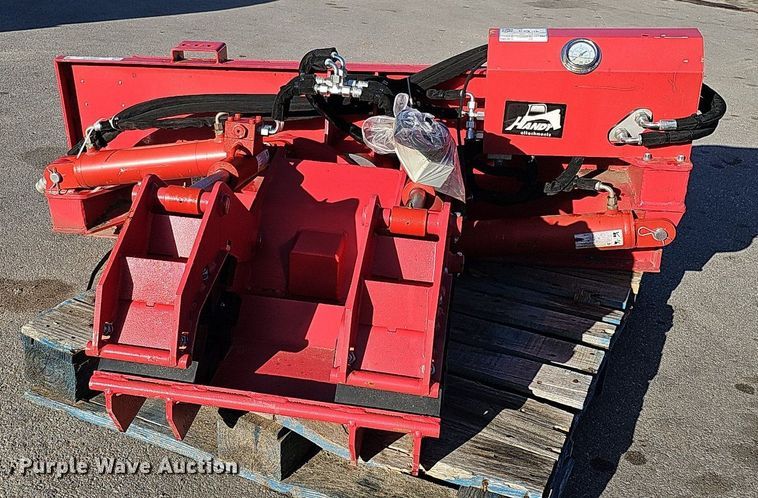 image for item MH9379 Handy Attachments HSRC12  skid steer pole clamp