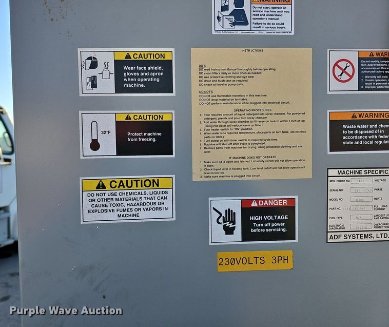 image for item MH9380 ADF Systems M300  parts washer