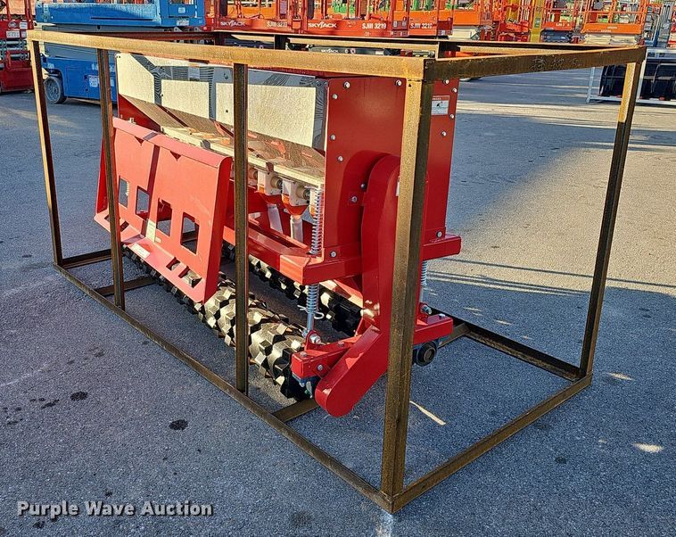 image for item MH9386 Agrotk STSD  skid steer seeder