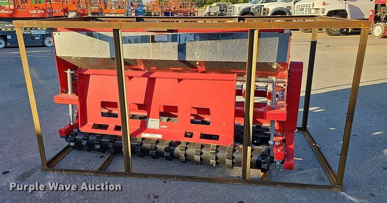 image for item MH9386 Agrotk STSD  skid steer seeder