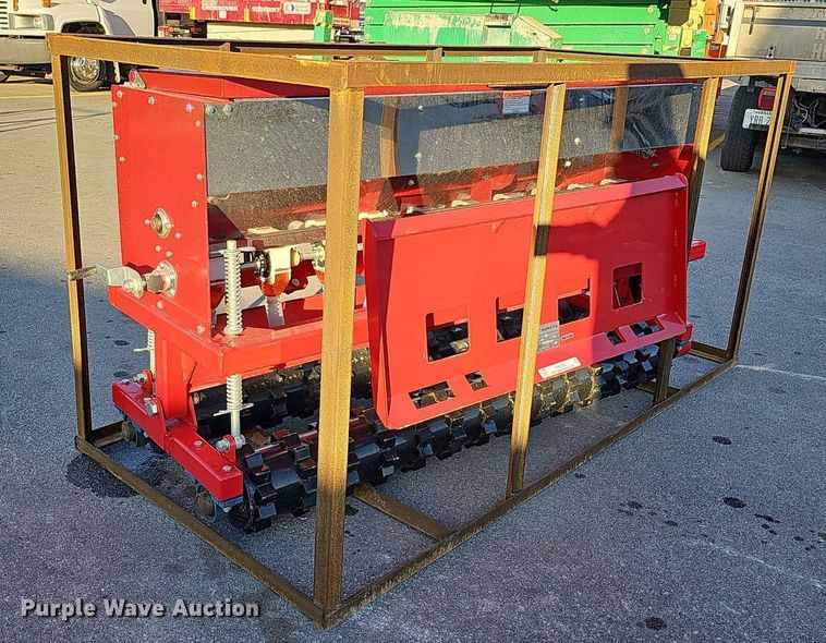 image for item MH9386 Agrotk STSD  skid steer seeder