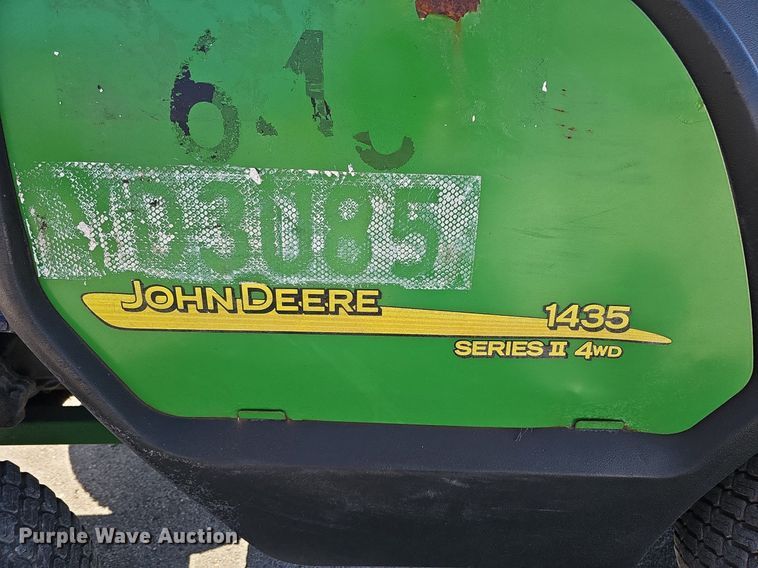 image for item MH9392 John Deere 1435 Series II  lawn mower