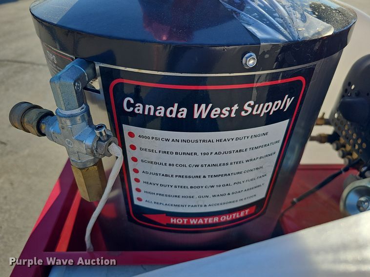 image for item MH9393 Blue Viper YS4000  hot pressure washer