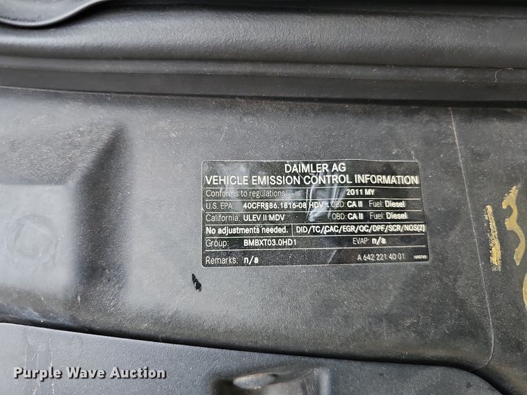 image for item MH9407 2011 Mercedes Benz Sprinter 2500  delivery van