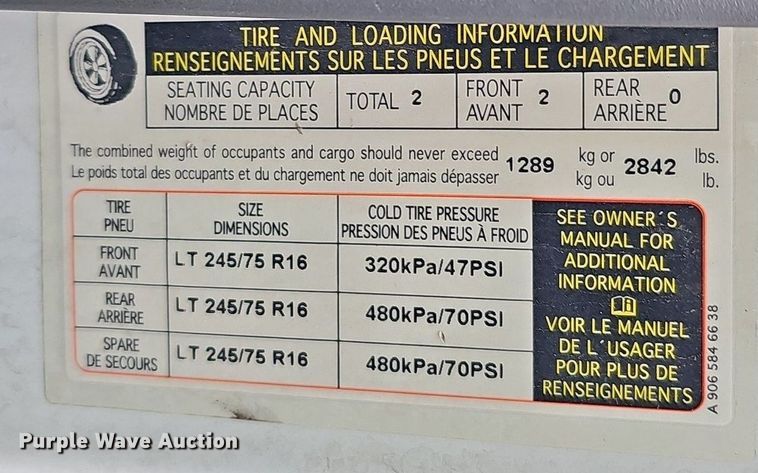 image for item MH9407 2011 Mercedes Benz Sprinter 2500  delivery van