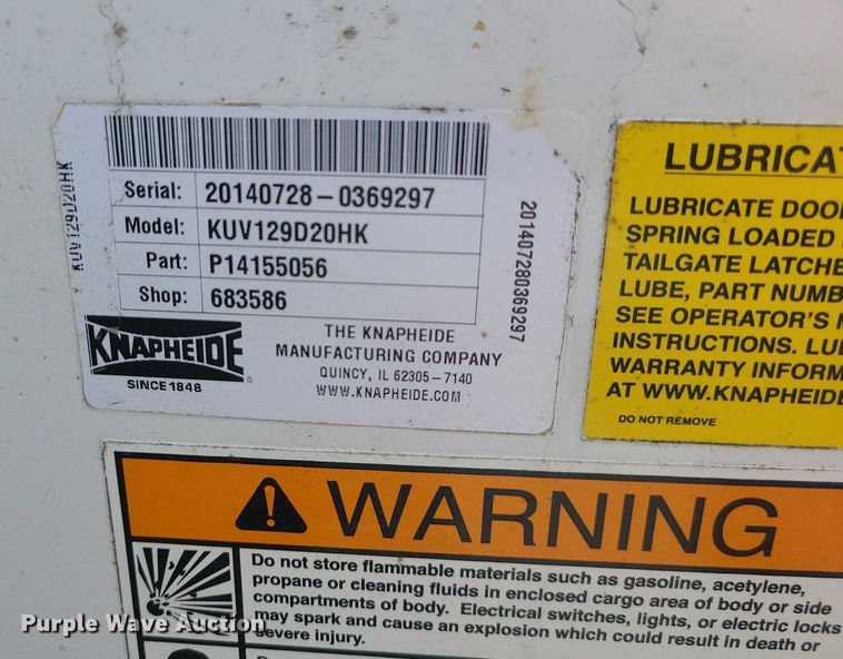 image for item MJ9374 2015 Ford E350 Super Duty  utility van