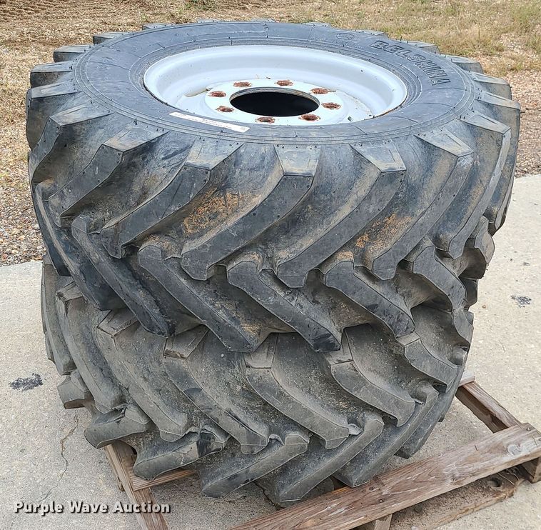 image for item MJ9377 (2) 16-20 tires and wheels