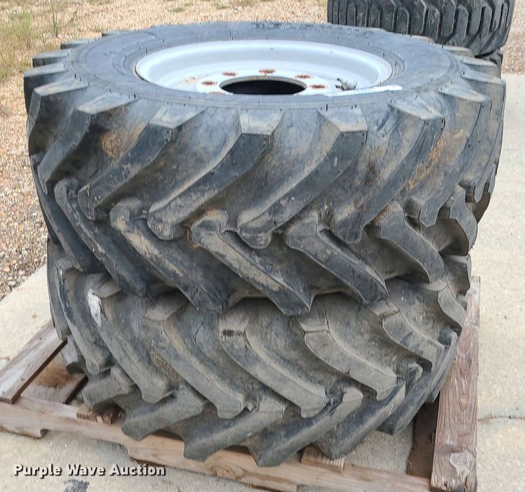 image for item MJ9377 (2) 16-20 tires and wheels