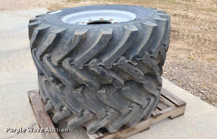 image for item MJ9377 (2) 16-20 tires and wheels