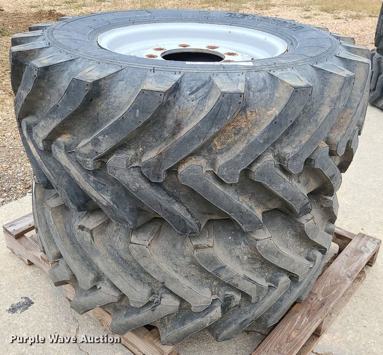 image for item MJ9377 (2) 16-20 tires and wheels