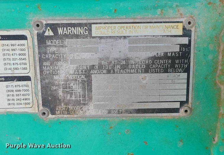 image for item MJ9382 Mitsubishi FG35  forklift