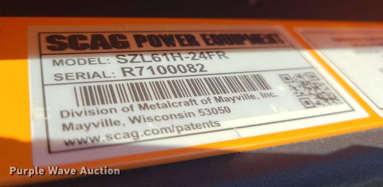 image for item MJ9420 Scag Liberty Z  ZTR lawn mower