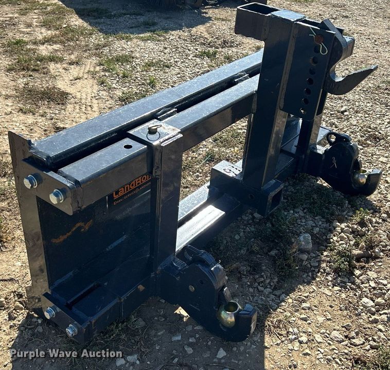 image for item MO9060 Land Honor  skid steer three point adapter