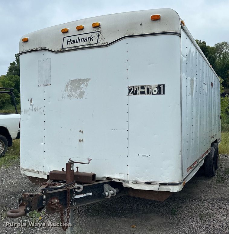 image for item MQ9397 1993 Haulmark  enclosed cargo trailer