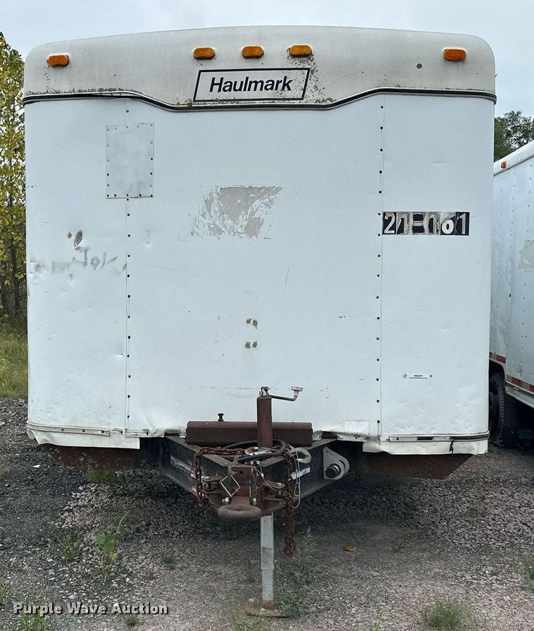 image for item MQ9397 1993 Haulmark  enclosed cargo trailer